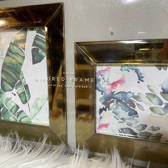 NWT 2 bundle gold mirror picture frames - Picture 1 of 5